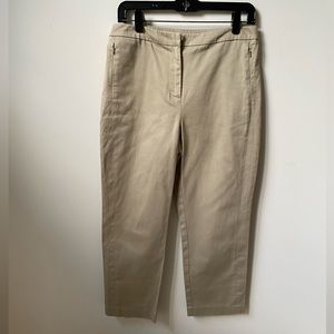 Ann Taylor Loft Tan Cropped Women’s Size 10P Cropped Pants.